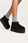 Ugg Siyah Platform Taban